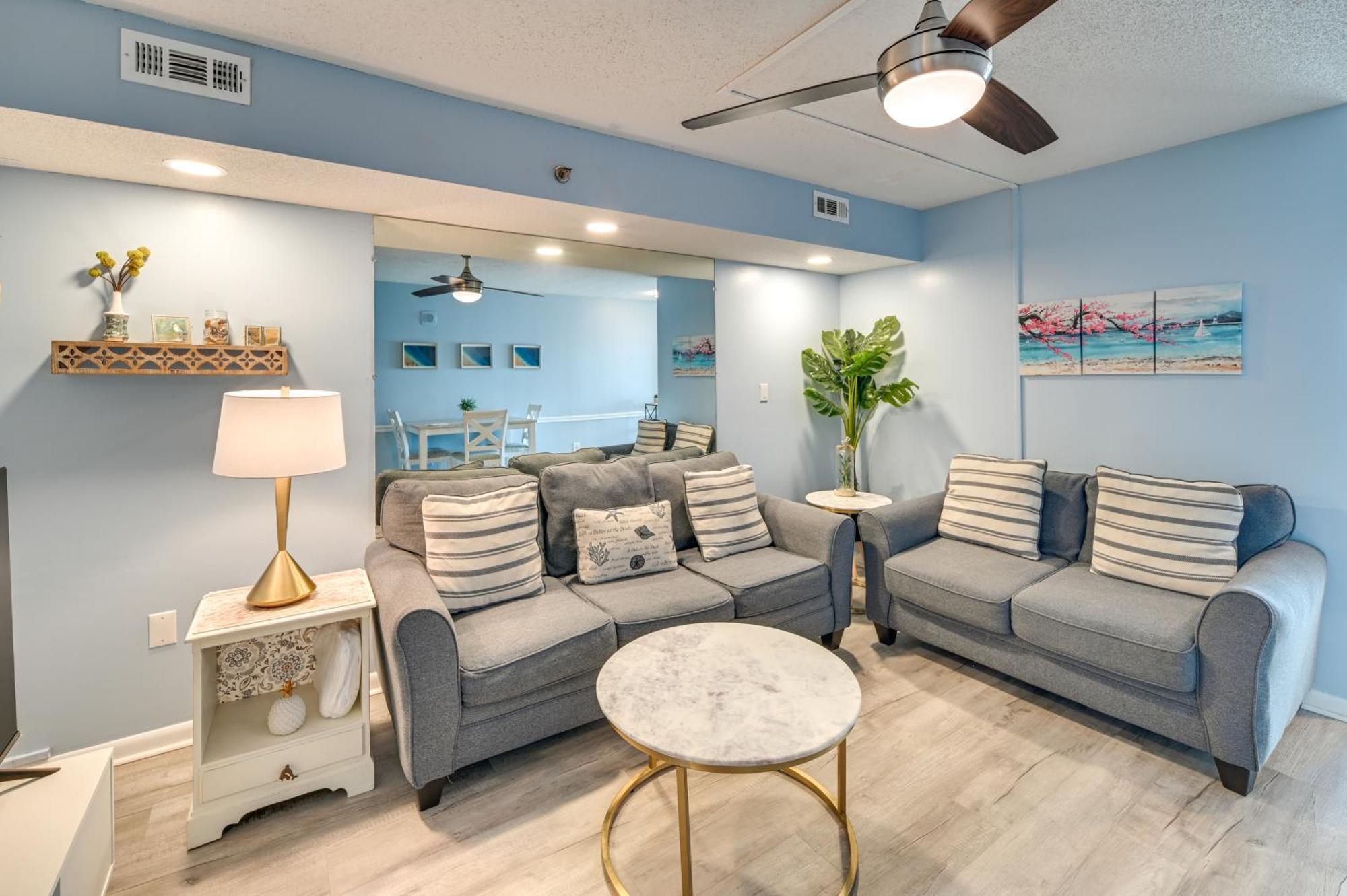 Cozy Coastal Condo With Airy Oceanfront Balcony Myrtle Beach Extérieur photo