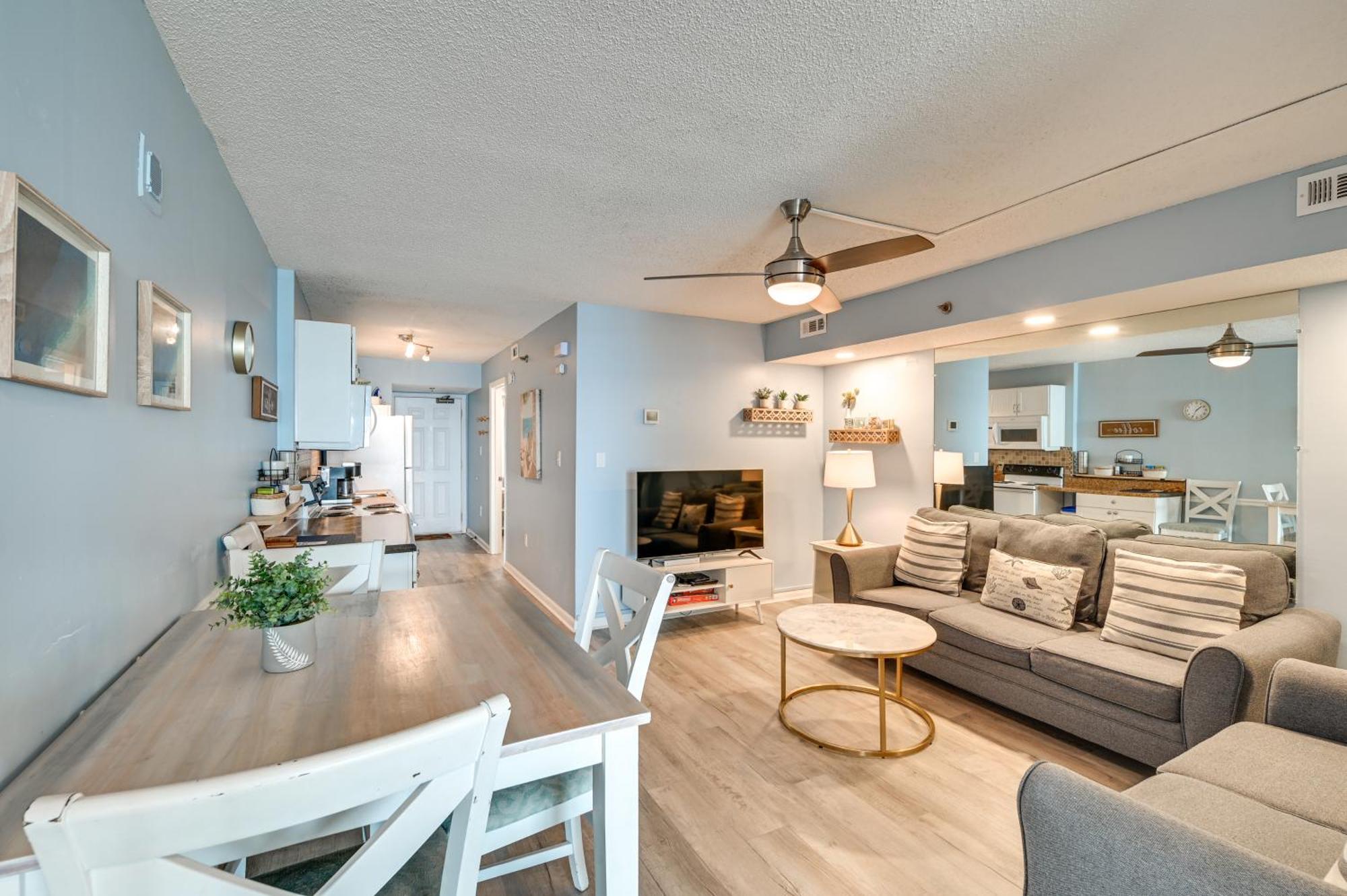 Cozy Coastal Condo With Airy Oceanfront Balcony Myrtle Beach Extérieur photo