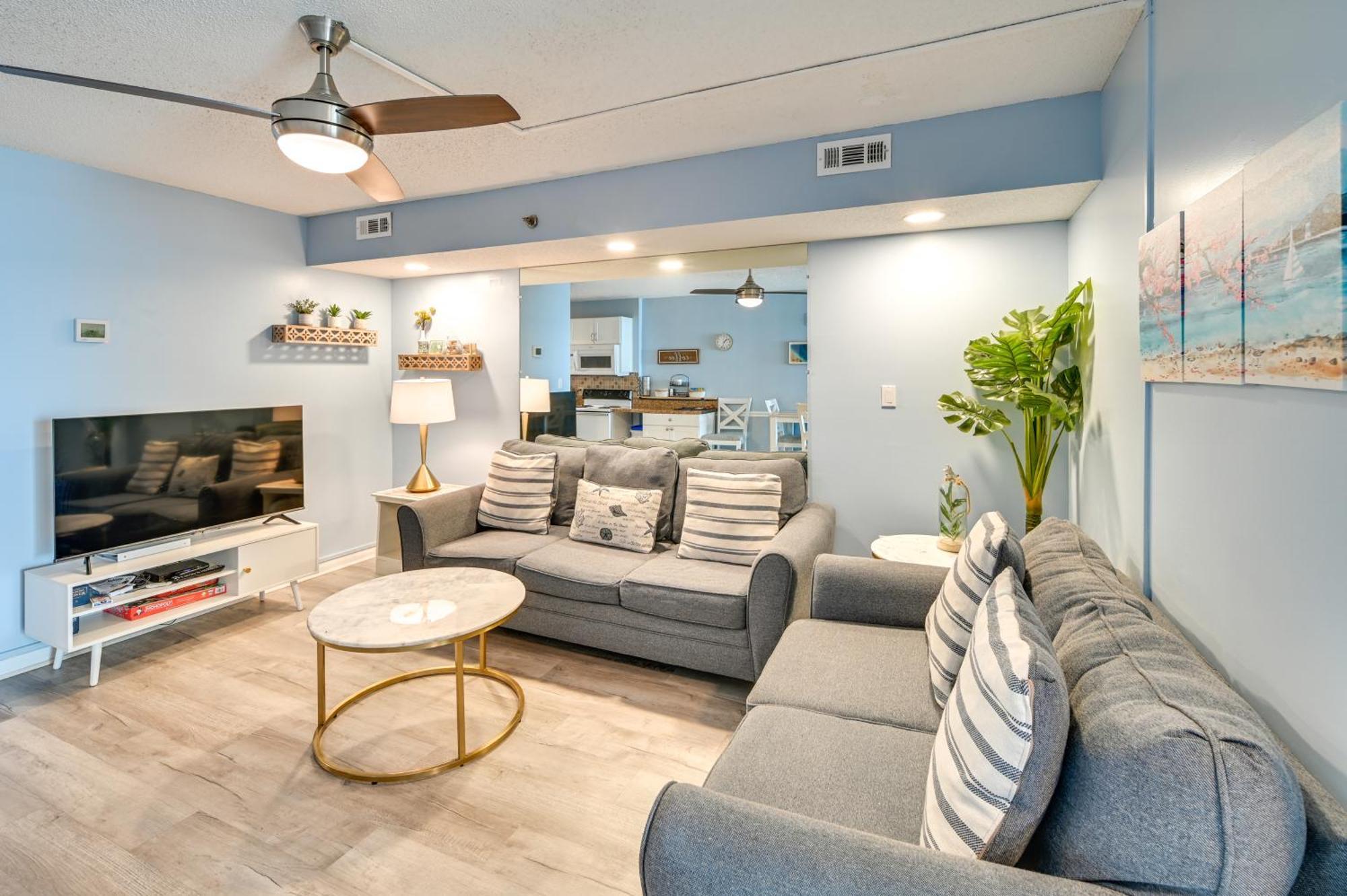 Cozy Coastal Condo With Airy Oceanfront Balcony Myrtle Beach Extérieur photo