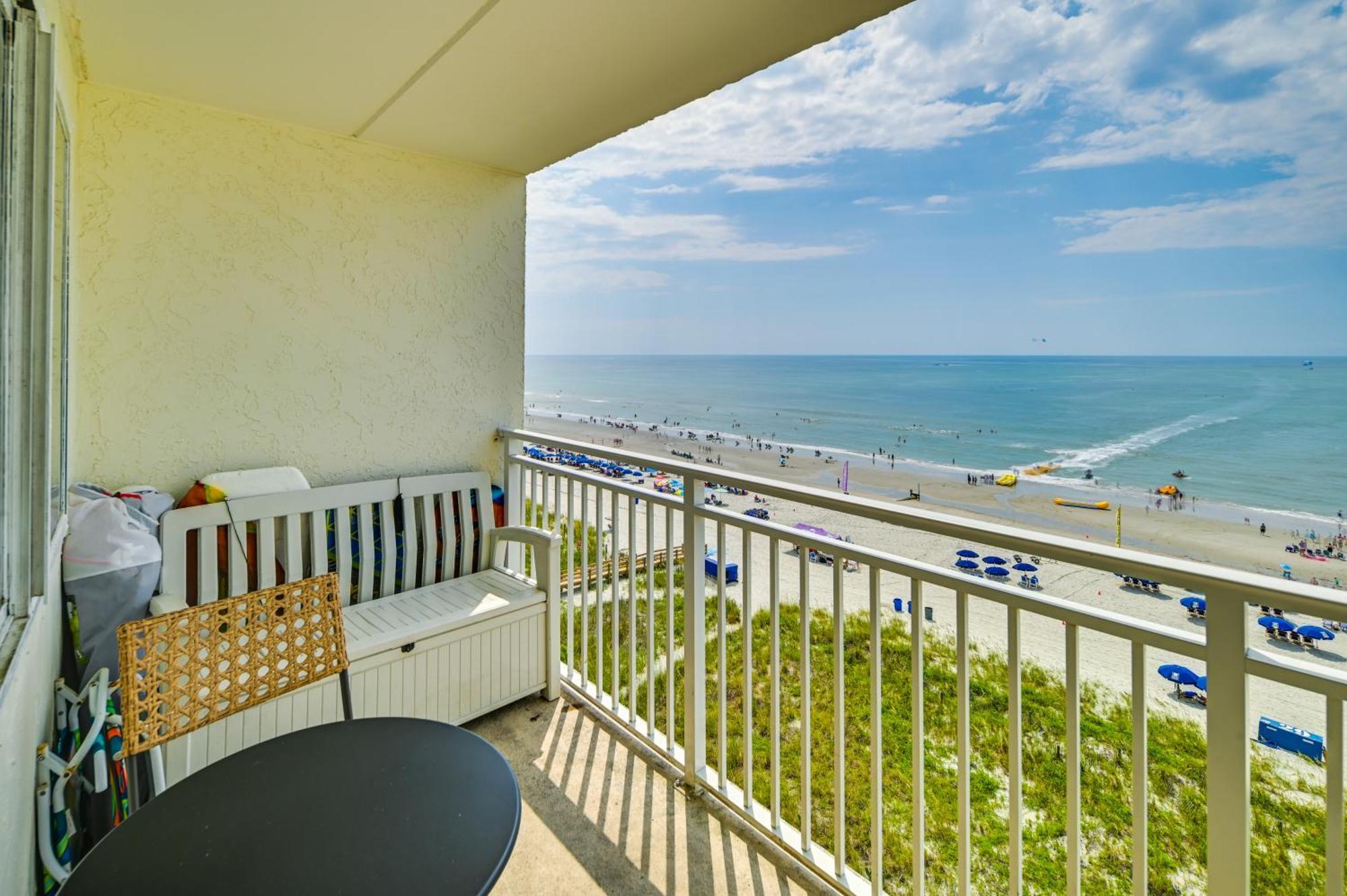 Cozy Coastal Condo With Airy Oceanfront Balcony Myrtle Beach Extérieur photo