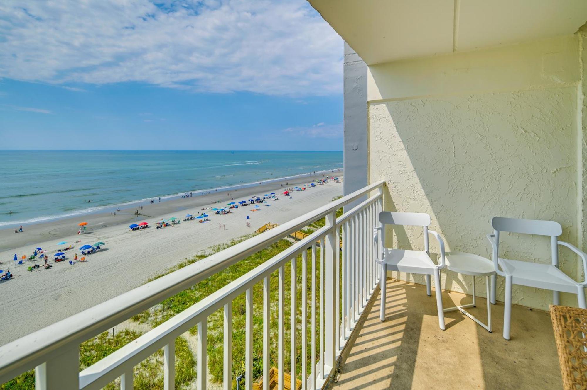 Cozy Coastal Condo With Airy Oceanfront Balcony Myrtle Beach Extérieur photo